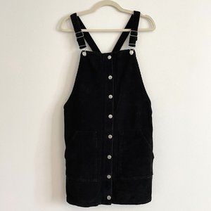 Corduroy overall dress
